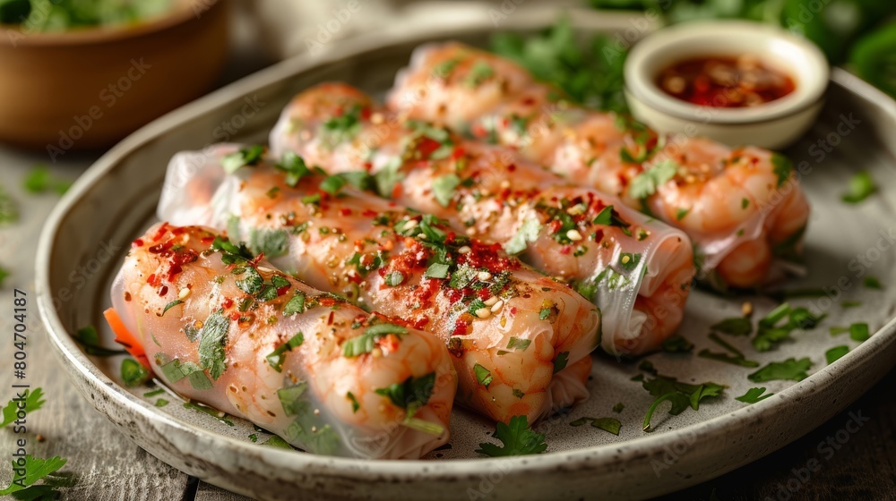 Vietnamese Shrimp Summer Rolls with Herbs Vietnamese Shrimp Summer Rolls with Herbs