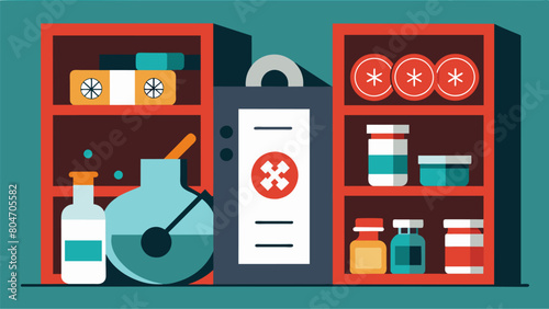 Secure storage of ketamine and other controlled substances in locked cabinets..