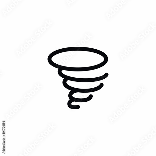 hurricane storm tornado catastrophe icon