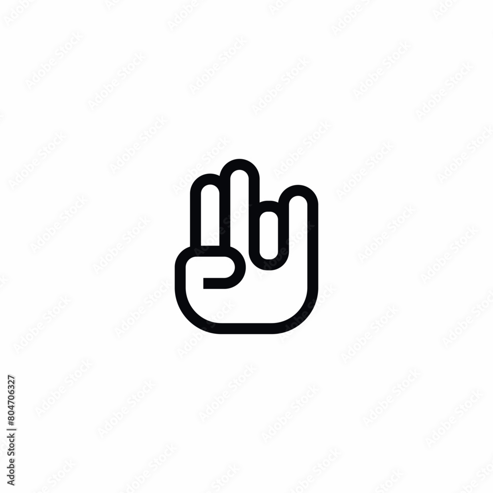 ring finger down hand gesture icon ring finger down hand gesture icon