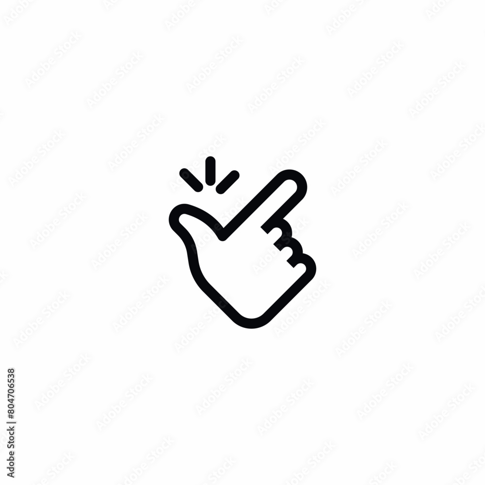 snap of fingers easy icon