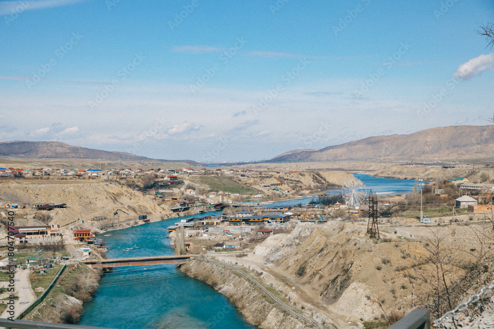 scenic Sulak river Canyon in Dagestan, Russia scenic Sulak river Canyon in Dagestan, Russia