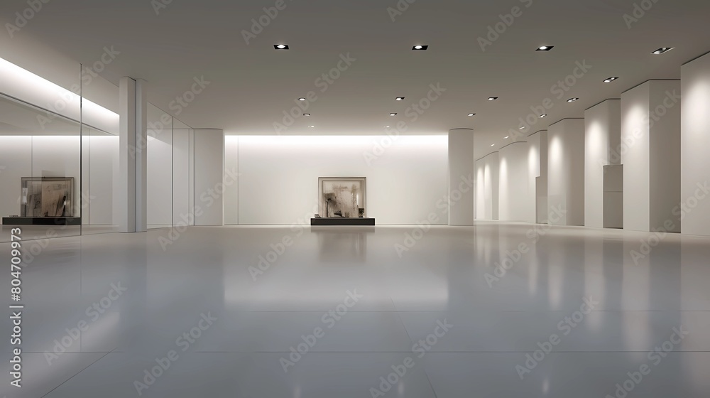 A Smooth Floor and Light Gray Wall with Captivating Light Glare Ideal Presentation Background A Smooth Floor and Light Gray Wall with Captivating Light Glare Ideal Presentation Background