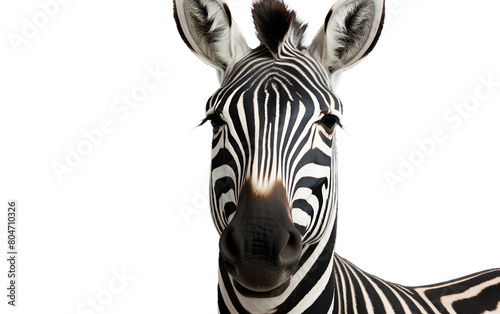 Zebra Stripes Isolated On Transparent Background PNG.