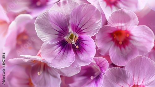 Capture the stunning beauty of a Saintpaulia or Uzumbar violet in close up showcasing delicate pink indoor blooms This natural floral backdrop is perfect for celebrating occasions like birt