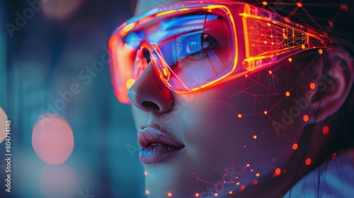 Woman Wearing Glasses and White Shirt
