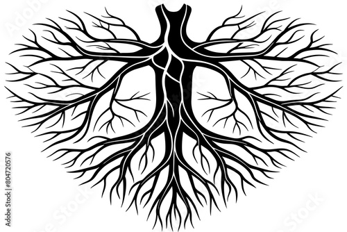 arteries silhouette illustration