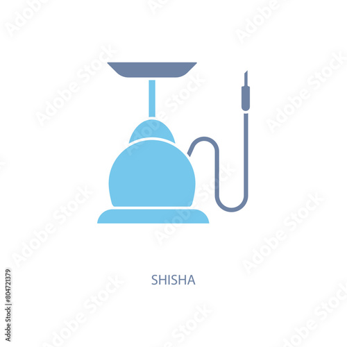 shisha concept line icon. Simple element illustration.shisha concept outline symbol design.