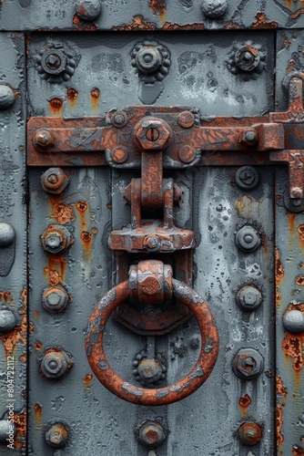 Rusted Iron Texture with Varied Patterns and Colors