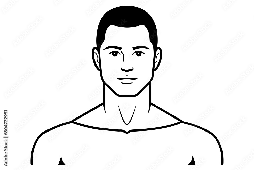 man shoulders line art silhouette illustration man shoulders line art silhouette illustration