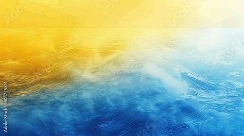 Yellow white blue smooth gradation color gradient background. © Langgeng Studio