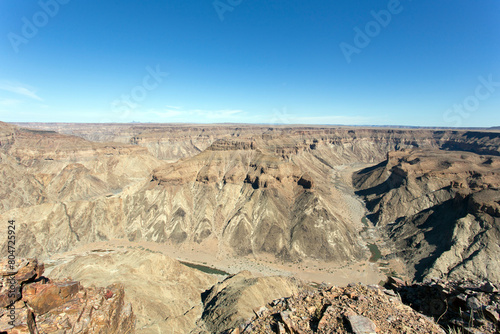 The landscape of fishriver canyon photo