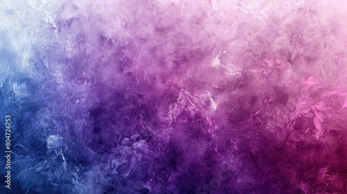 Soft gradient purple, white and blue watercolor background.