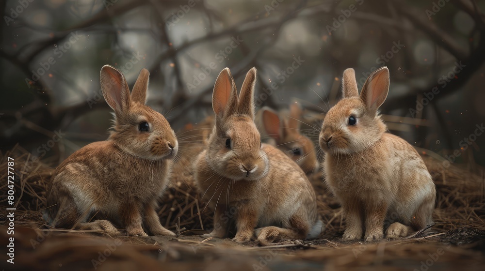 Emotive photographs of rabbits on the farm, focusing on their cute facial expressions and playful antics. Emotive photographs of rabbits on the farm, focusing on their cute facial expressions and playful antics.