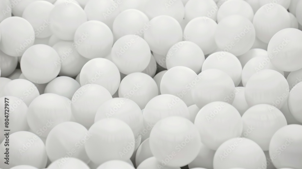 A bunch of white balls are scattered across the image A bunch of white balls are scattered across the image