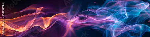 Searchlight smoke abstract background, featuring modern style