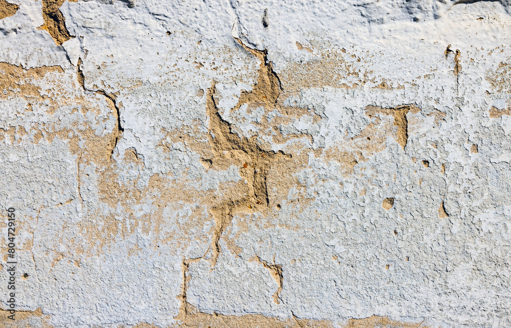Fototapeta premium Broken House Facade background