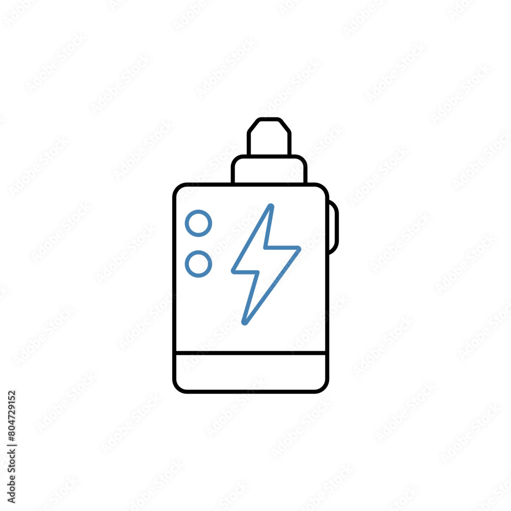 vape concept line icon. Simple element illustration. vape concept outline symbol design. vape concept line icon. Simple element illustration. vape concept outline symbol design.
