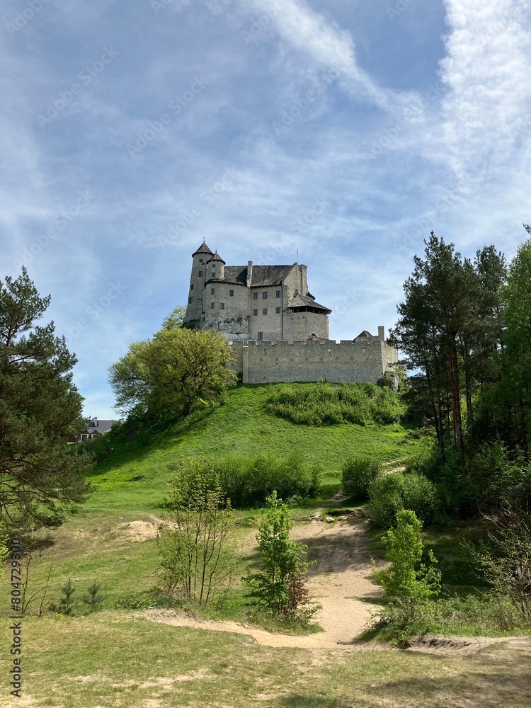 Bobolice castle in Poland, the Trail of the Eagles' Nests