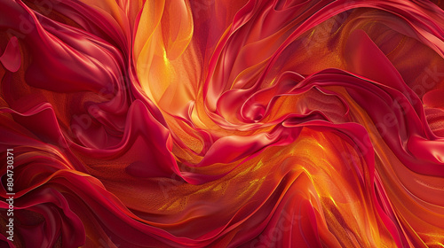 soft swirling patterns of crimson and saffron, ideal for an elegant abstract background