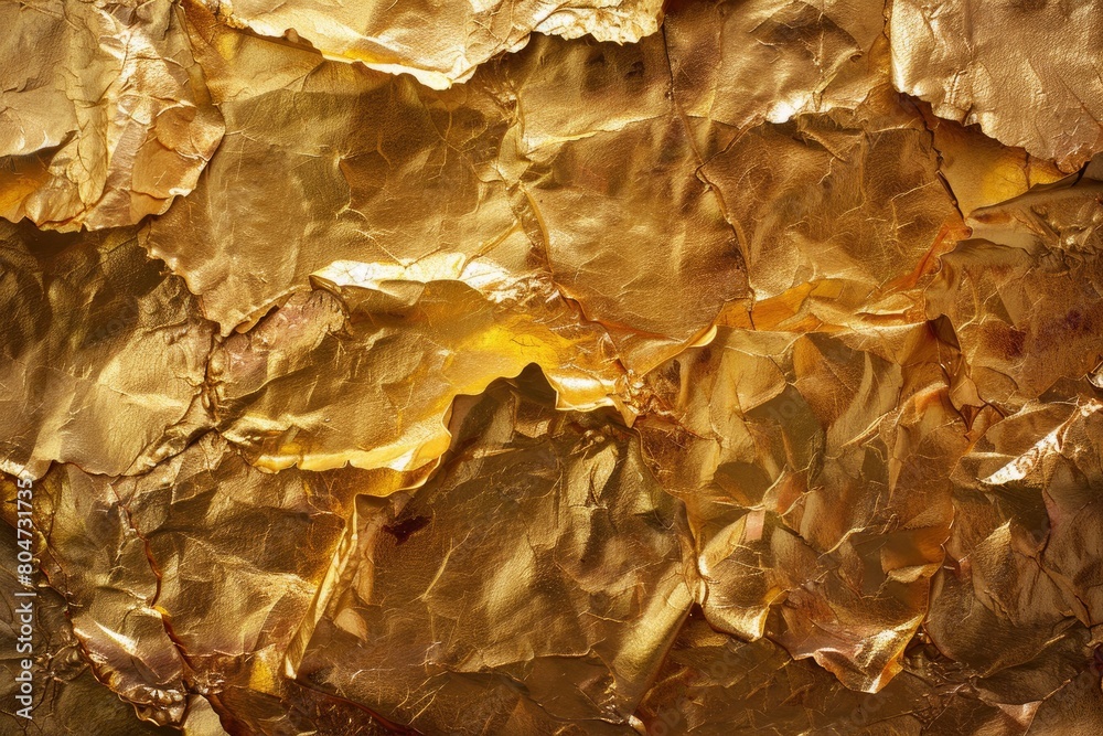 gold texture used as background - generative ai