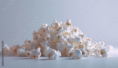 A Pile of Popcorn on a Table