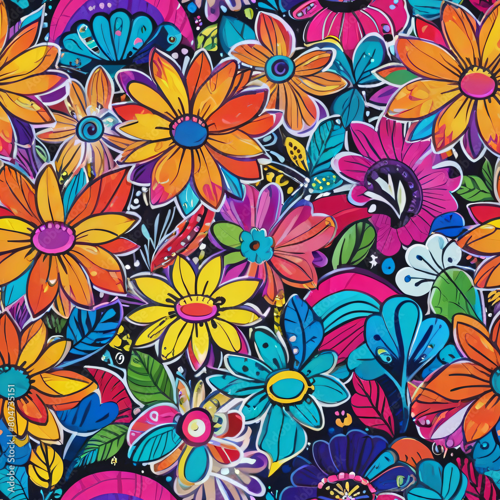 seamless floral pattern seamless floral pattern