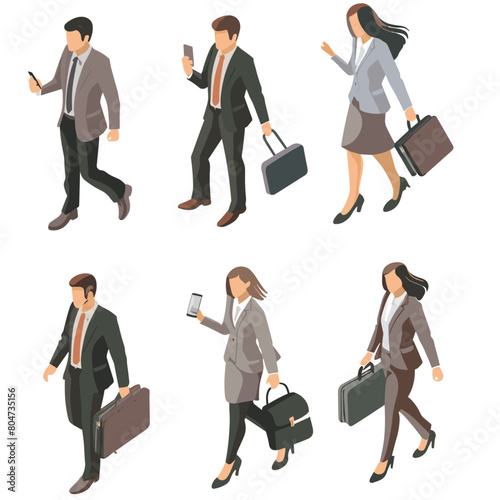 depicts six professionals in business attire, indicating a corporate or business environment