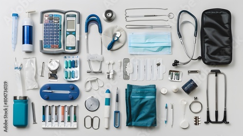 Medical equipment , white background
