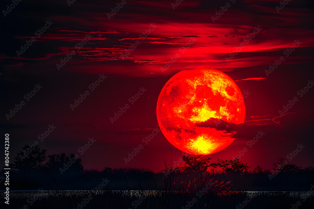 Different colors and shades of the rising sun. High quality photo Different colors and shades of the rising sun. High quality photo