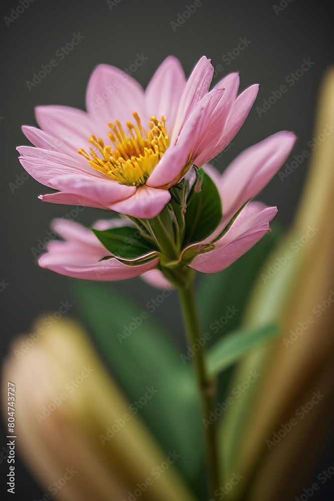 Obraz premium close up shot professional photograph of single flower