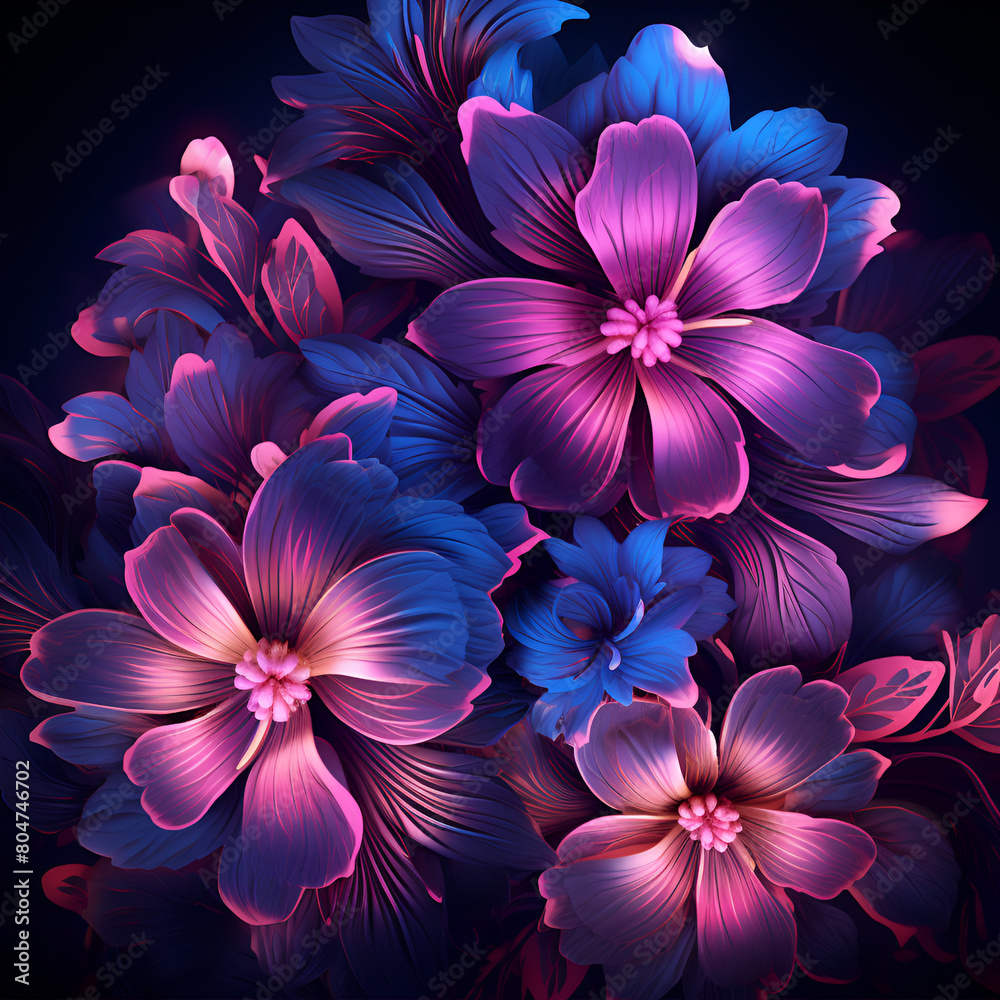 Abstract colorful flower Abstract colorful flower