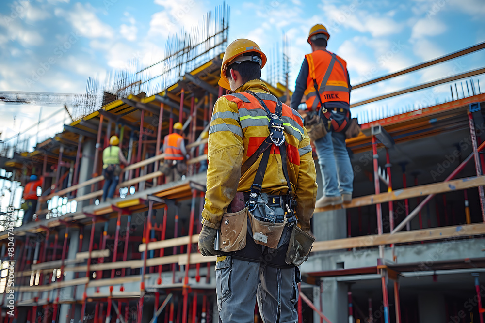 workers on a site workers on a site