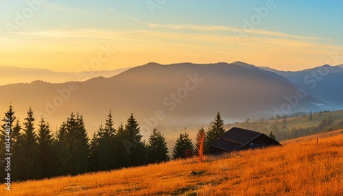 morning mountain landscape