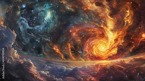 Mesmerizing Space Wallpaper At the Edge of the Universe © Digital