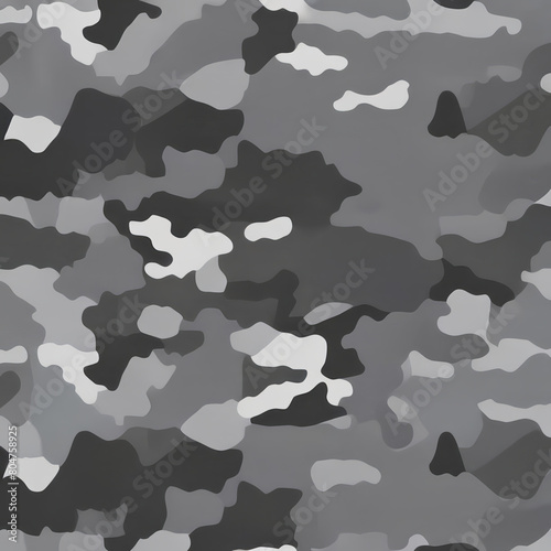 A simple camouflage pattern in Grey. Military camouflage. Illustration Formats 4608 x 4608
