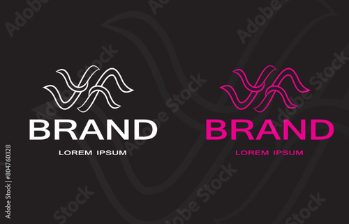 The creative logo says YF, and looks the same when read upside down