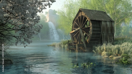 old waterwheel