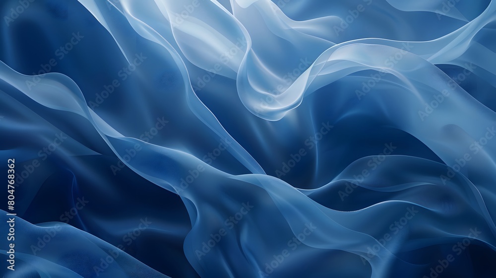Obraz premium blue wave background