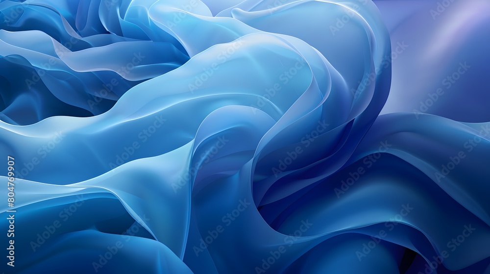 Obraz premium blue wave background