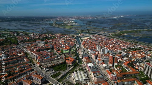 4K - Portugal Aveiro Center Canals - 3