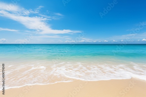 Beautiful blue ocean landscape