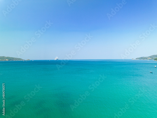 Beautiful sea summer landscape background in Phuket island Thailand © panya99