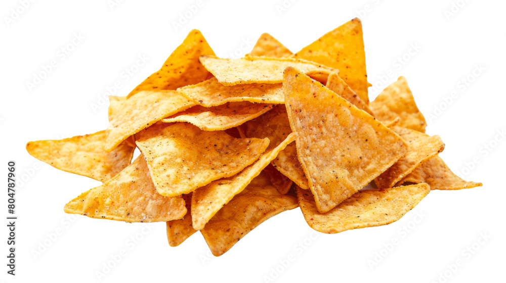 Nachos on a white background, png Nachos on a white background, png
