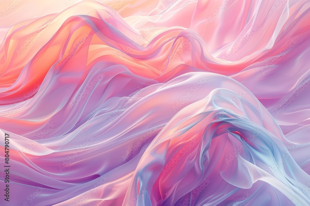 An ethereal dreamscape of billowing pastel pink and purple clouds. An ethereal dreamscape of billowing pastel pink and purple clouds.