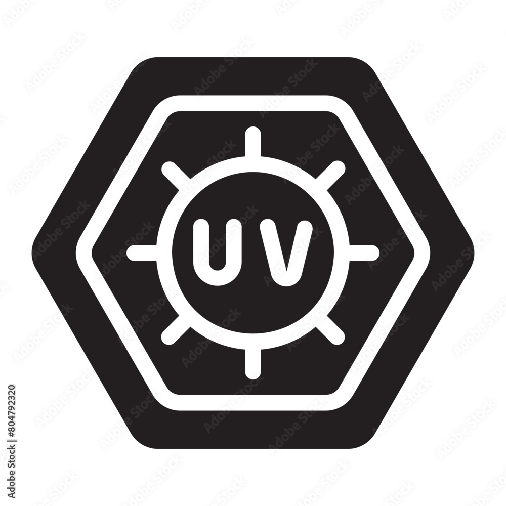 uv glyph icon uv glyph icon
