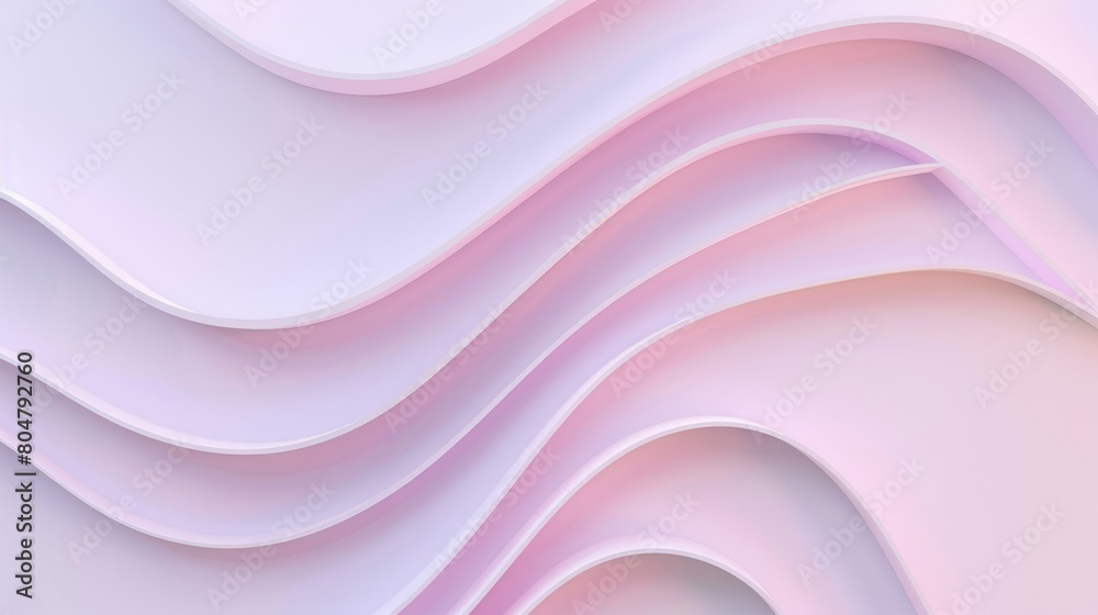 Obraz premium Immerse in an abstract geometric background with flowing lines and waves. Dynamic visual harmony, Ai Generated.