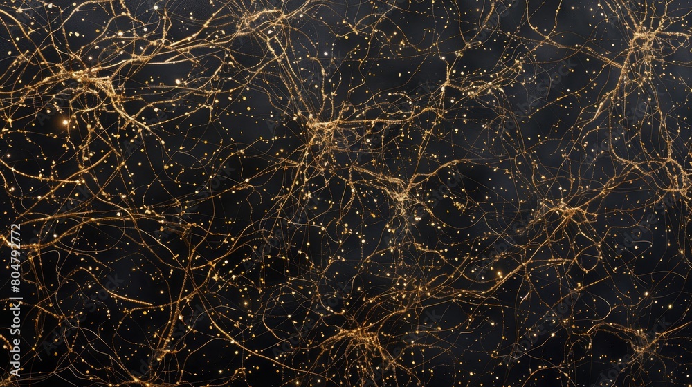 Insightful abstract medical background showcasing neurons and brain cells, Ai Generated. Insightful abstract medical background showcasing neurons and brain cells, Ai Generated.