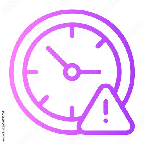 time gradient icon
