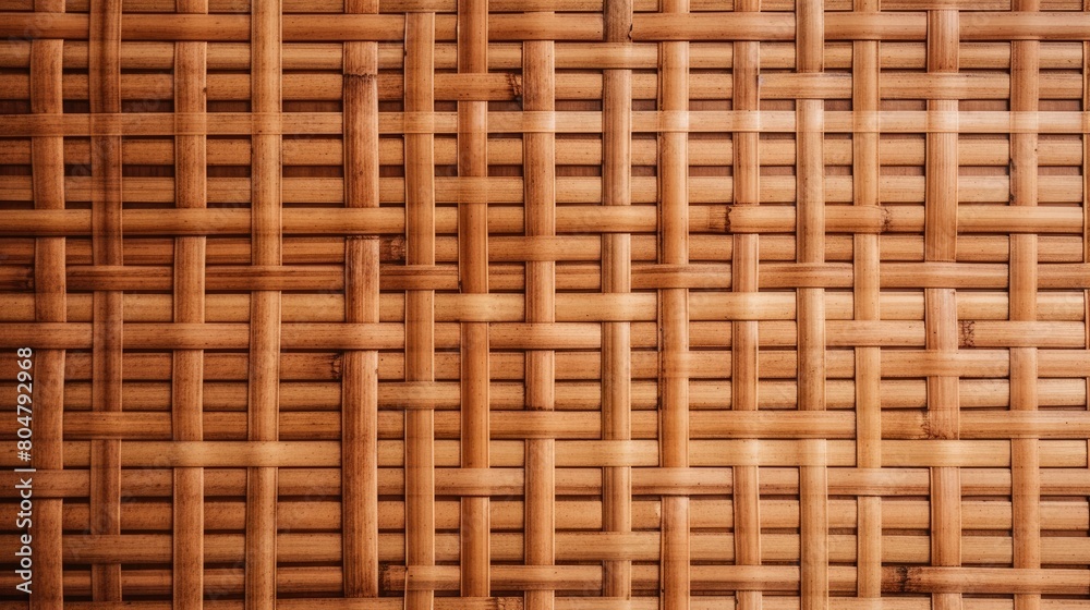 Brown bamboo weave texture, a nature background with handicraft charm. Ai Generated. Brown bamboo weave texture, a nature background with handicraft charm. Ai Generated.